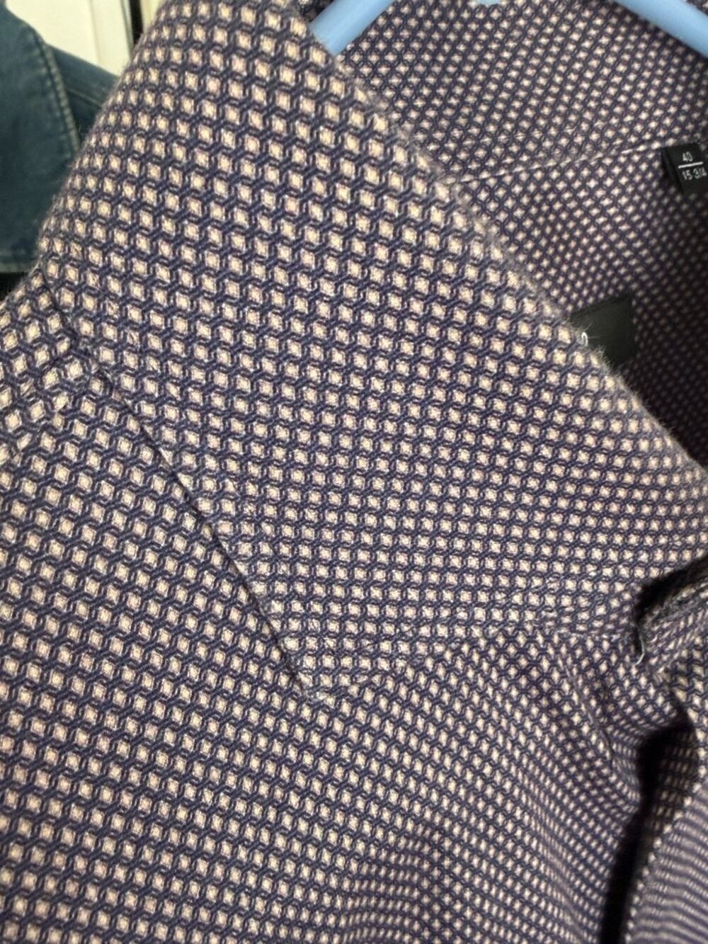DeSoto Luxury Line Dress Shirt size 40 (15 3/4)
